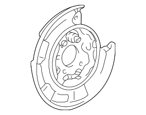 4650333020 - : Backing Plate for Toyota Image