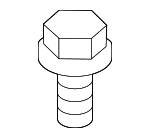 90110SE7000 - Body: Impact Bar Bolt for Acura: CL, ILX, MDX, RL, RLX, TL, TLX, TSX, ZDX Image