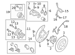 995621000 - Brakes: Brake Hose Gasket for Mazda Image