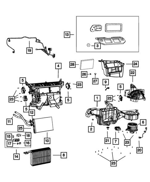 Air Conditioner and Heater Units for 2020 Chrysler 300 #0