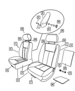 5080035AA - Interior Trim: Hardware Kit for Dodge: Dakota Image