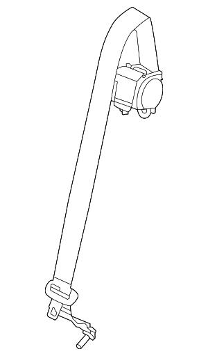 89850CV500GYT - Electrical: Center Belt Assembly for Kia: EV6 Image