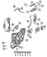 5SV52SSEAB - : Door Handle Cap, Right for Mopar Image