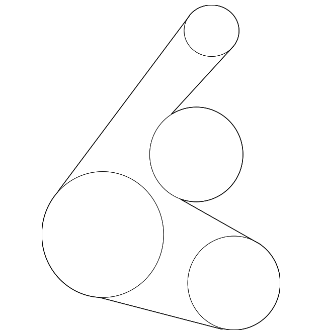 2008-2014 Toyota Serpentine Belt 90916-02664 | OEM Parts Online