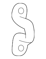 6631234010 - Body: Tie Down Hook for Toyota Image