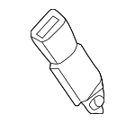 HC3Z16611B70AA - Electrical: Center Buckle for Ford: F-250 Super Duty, F-350 Super Duty, F-450 Super Duty Image