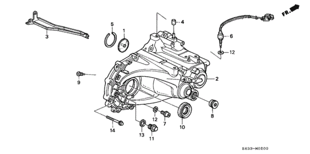 MT Transmission Housing for 1995 Honda Civic #0