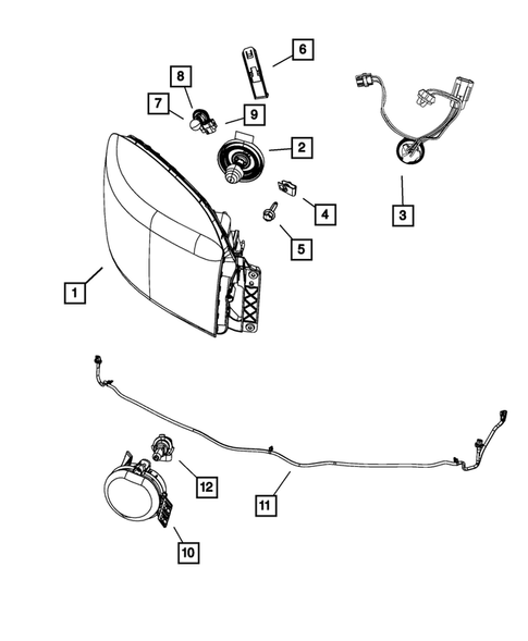 Lamps-Interior and Exterior for 2011 Ram 3500 #0