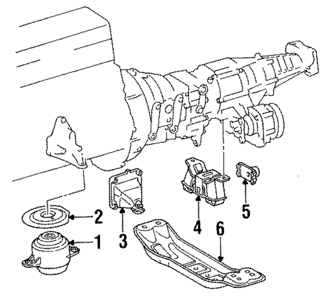 1242400717 - Engine: Front Mount for Mercedes-Benz Image