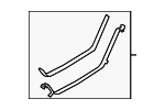 GSH742720 - : Fuel Tank Strap - Driver's Side (LH) for Mazda: 6 Image