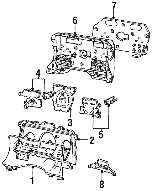 Instruments & Gauges for 1996 Ford Windstar #1