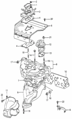 16210PB2010 - : Insulator, Carburetor for Honda Image