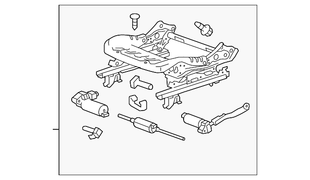 2010-2017 GM Driver Seat Cushion Frame 13506136 | TascaParts.com