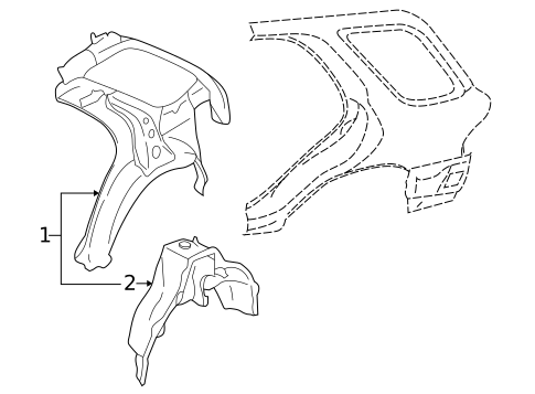 Inner Structure for 1998 Subaru Impreza #0
