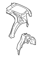 51510FA093 - : Inner Quarter Panel Assembly, Drivers  Side for Subaru Image