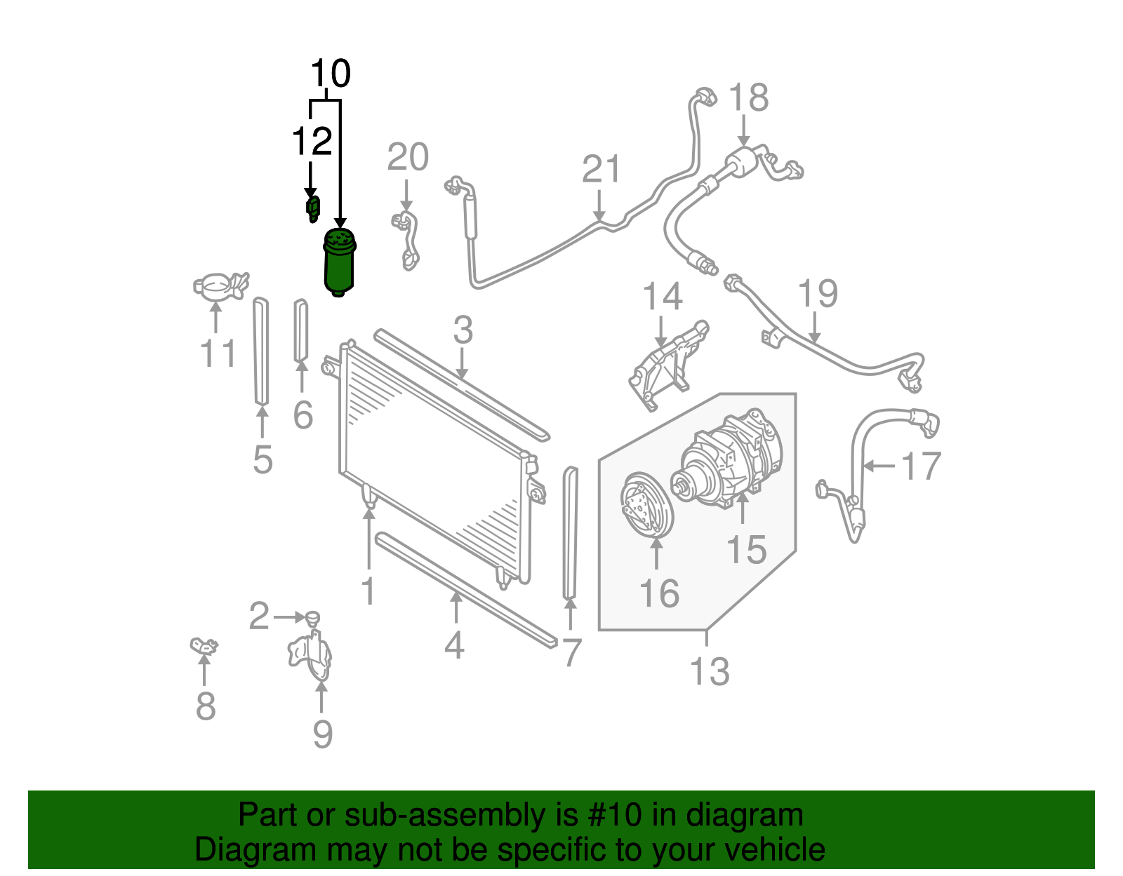 Dehydrator - Nissan (92131-0W070)