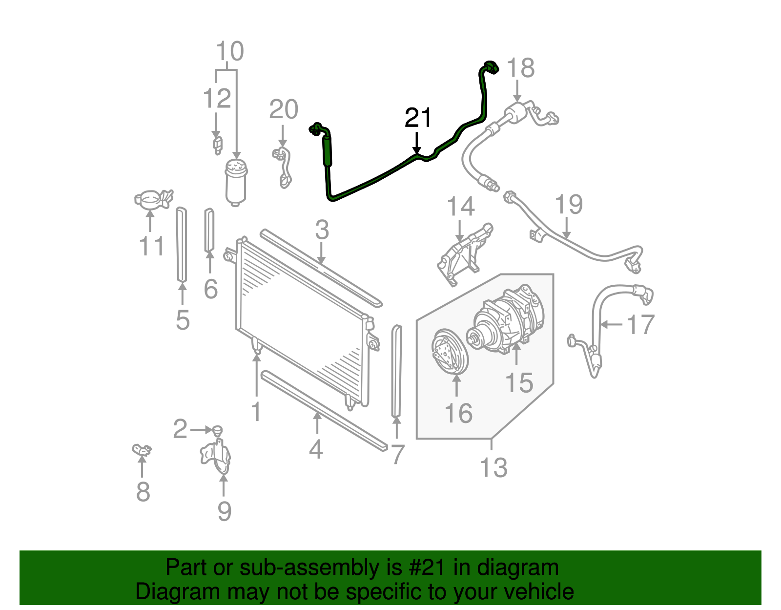 Pressure Line - Nissan (92442-0W006)
