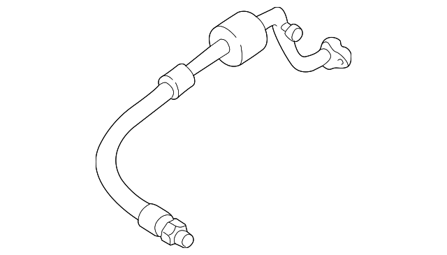 Low Pressure Hose - Nissan (92480-0W007)