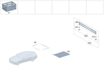 2118460055 - Luggage/Load Compartment Equipment: Holder for Mercedes-Benz Image