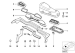 64318390995 - Heater and Air Conditioning: Left Microfilter Service Cover for BMW Image
