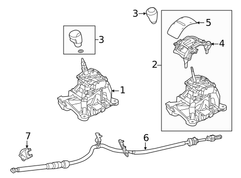 Gear Shift Control for 2016 Mazda 6 #0