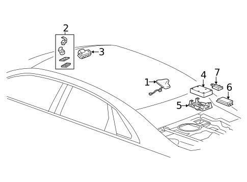 Communication System Components for 2013 Cadillac XTS #0
