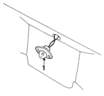 F23Z13550A - Electrical: License Lamp for Ford: Crown Victoria, Tempo, Thunderbird | Mercury: Cougar, Grand Marquis, Topaz Image