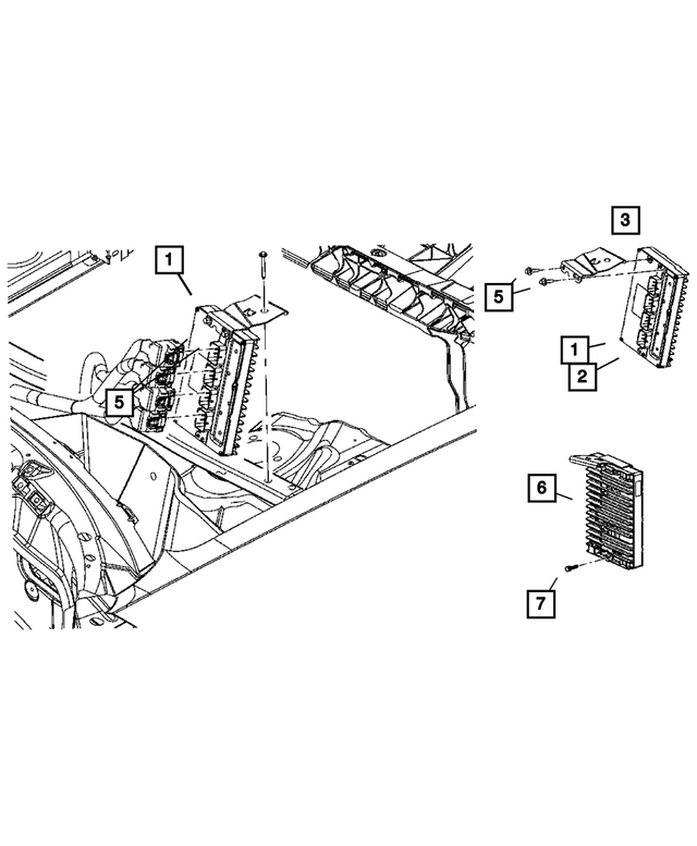 4896678AG - Electrical: Powertrain Control Module for Mopar Image
