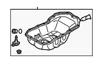 PYD5104AXB - Engine: Oil Pan for Mazda Image