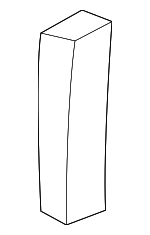 52462F6010 - Body: Bumper Cover Pad for Lexus: NX250, NX350, NX350h, NX450h+ Image