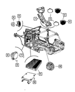 1YK87DX9AB - : Speaker Enclosure for Mopar Image