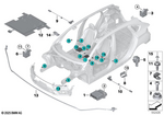 65776993869 - : Sensor, Seat, Left for BMW Image