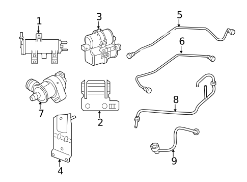 Emission Components for 2004 Volvo S40 #0