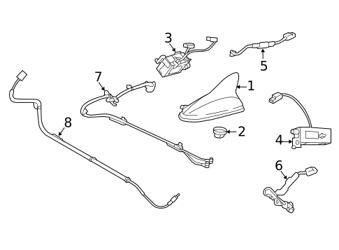 Antenna & Radio for 2017 Hyundai Sonata #0