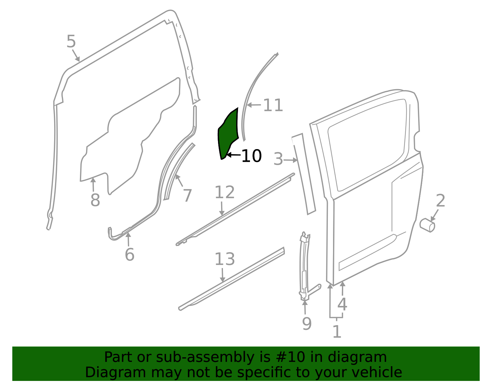 82893-9CD0A - Truck Cab Corner Trim Panel Official Nissan Parts Store