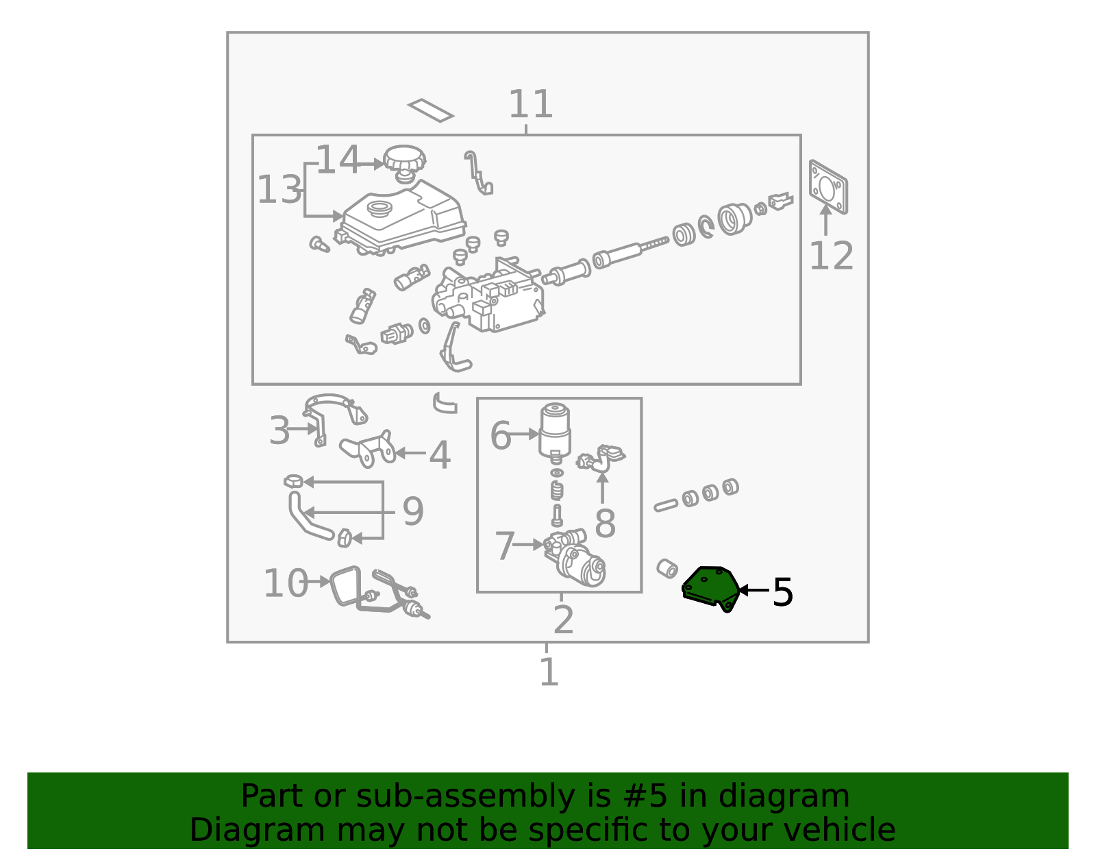 2001-2004 Toyota Pump Bracket 47968-60011 | OEM Parts Online