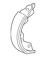 43153STXA01 - Brakes: Park Brake Shoes for Acura: MDX, ZDX Image