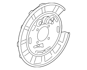 43110STXA01 - : Backing Plate for Acura Image