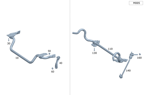 Front Torsion Bar for 1999 Mercedes-Benz E300 #0