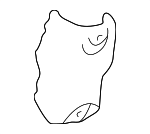 2558620010 - Exhaust: Exhaust Manifold Heat Shield for Lexus: ES300 Image