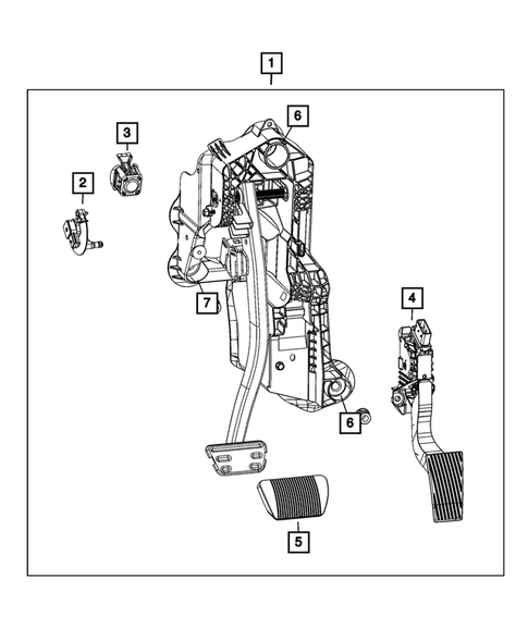 Brake Pedals for 2022 Jeep Grand Wagoneer #0