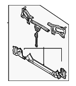 625000Z830 - Body: Radiator Support for Nissan: Altima Image
