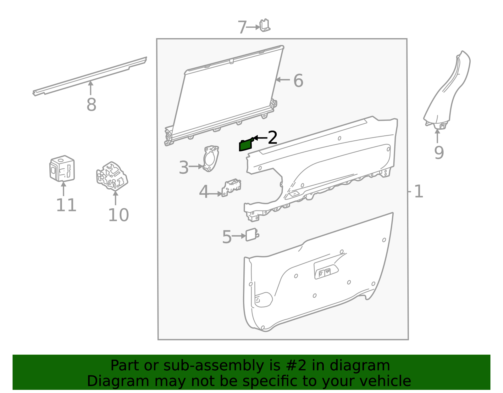 2021-2025 Toyota Sienna Upper Cover 67693-08170-A0 | MotorMotor