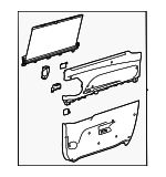 6768008331B1 - Body: Door Trim Panel for Toyota: Sienna Image