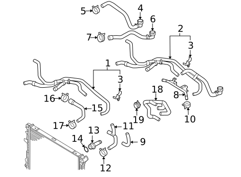 Hoses & Pipes for 2007 Audi Q7 #0