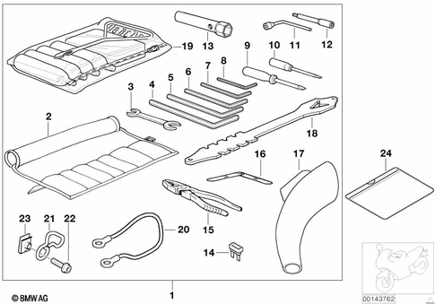 Car Tool for 2008 BMW-Motorrad K 1200 LT #0
