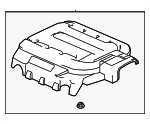 171215G0A00 - Engine: Engine Cover for Honda: Accord, Crosstour Image