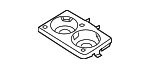 DS7Z5413562BG - Body: Cup Holder for Ford: Fusion, Police Responder Hybrid, SSV Plug-In Hybrid Image