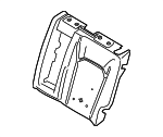 DS7Z5466801K - Body: Seat Back Pad for Ford: Fusion, Police Responder Hybrid, SSV Plug-In Hybrid Image