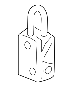 8E0833411E - Body: Lower Hinge for Audi: A4, A4 Quattro, A6, A6 Quattro, RS4, S4, S6 Image